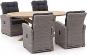 + 15% kassakorting | Diningset Intenso  | 4 personen | Tuinset teakhout | 5-delig | Kees Smit Tuinmeubelen