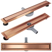 Lineaire afvoer Rea Neox Pro Brushed Copper 70