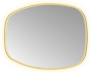 Hotbath &More Contour spiegel deens ovaal 80x120cm geborsteld messing PVD