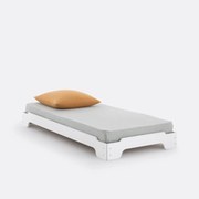 Bed met boxspring, stapelbaar, EGZIGU