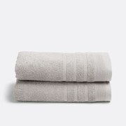 Set van 2 handdoeken in badstof 600 g/m2, Zavara