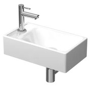 INK Fonteinpack - porselein - kraangat links - fonteinkraan - designsifon - afvoerplug - incl bevestiging 1805101