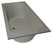 Xenz Lagoon Duobad - 190x90x53 - afvoer Midden - acryl - cement 6929-06