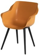 Hartman Sophie Studio dining armstoel - Indian Orange - Alu poot