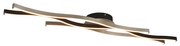 Design plafondlamp zwart met zilver incl. LED dimbaar - Blaze Design Binnenverlichting Lamp