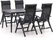 Diningset Bellagio  | 4 personen | Tuinset aluminium | 5-delig | Kees Smit Tuinmeubelen