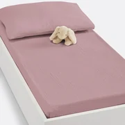 Hoeslaken voor babybed, effen tetra, Kumla