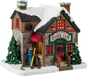 Lemax - 'Winter's Haven Cafe' - Verlicht gebouw