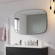 Ben Sandro Spiegel 120x4x80 cm Geborsteld Metal Black