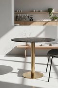Tafel Firro Rond 70cm Goud