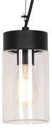 Buitenlamp Moderne hanglamp zwart IP44 - Jarra Modern E27 IP44 Buitenverlichting