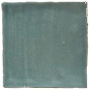 Terre d'Azur Porto wandtegel 10x10cm petrol - 100 stuks per doos