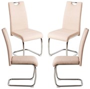 Set 4 Stoffen Hallen Stoelen