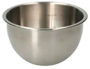 Mengkom, roestvrij staal,Ø 16 x 10 cm