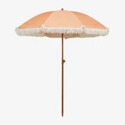 Miska Ø175 Cm Parasol Van Stof En Staal Oranje – Perzik - Sklum