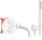 Inbouw badmengkraan Rea Lungo White + BOX