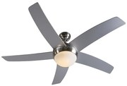 Plafondventilator staal 132cm met afstandsbediening - Cool