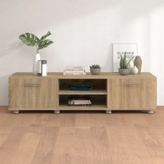 vidaXL Tv-meubel 140x40x35 cm bewerkt hout sonoma eikenkleurig