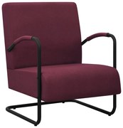 vidaXL Fauteuil stof paars