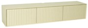 Starfurn Madison Sand Beige Tv-meubel Hangend Ribbels 160 Cm - 160x35x30cm.