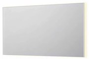 INK SP32 spiegel - 140x4x80cm rechthoek in stalen kader incl indir LED - verwarming - color changing - dimbaar en schakelaar - mat wit 8410081