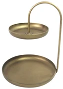 Lesli Living Etagère 2-laags Julie 31x30x40 cm goudkleurig
