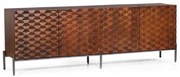 Tower Living Mango Dressoir Houtsnijwerk 220 Cm Paola - 220x45x75cm.