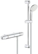 GROHE Grohtherm 1000 Thermostatische douchemengkraan 1/2" met douchegarnituur chroom 34822004