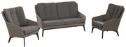 4 Seasons Outdoor Luxor loungeset  Loungeset    antraciet weerbestendig