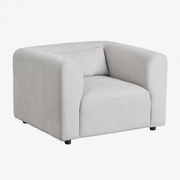 Fogler Fauteuil Stof Lichtgrijze - Sklum