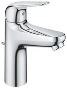 GROHE Swift QuickFix Wastafelkraan - m-size - met trekwaste - chroom 24328001