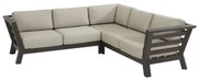 Meteoro hoek loungeset 3-delig antraciet 4 Seasons Outdoor