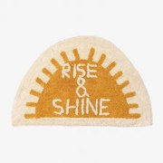 Badmat 55x80 Cm Van Rishi-katoen Geel – Curry - Sklum