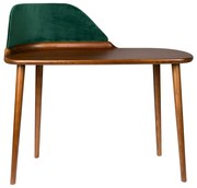 Dutchbone Finn Vintage Bureau Met Groen Fluweel - 110 X 56.5cm.
