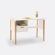 Bureau réglable en hauteur en bois de pin Estudi Kids SKLUM