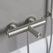 Hotbath Archie opbouw thermostatische badmengkraan RVS