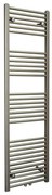 Sanicare design handdoekradiator 45x160cm midden aansluiting inox look