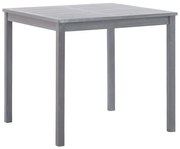 vidaXL Tuintafel 80x80x74 cm massief acaciahout grijs