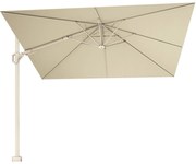 Challenger T2 premium parasol 300x300 cm sandstone champagne