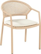 Hartman Taragona Stacking Chair Cappuccino Rope Taupe