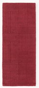 Handgetufte wollen loper Alexia met geometrisch patroon