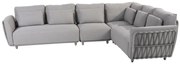 4 Seasons Outdoor Evolve hoekbank XL SALE  Loungebank    antraciet weerbestendig