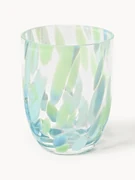 Mondgeblazen waterglazen Big Confetti, 6 stuks
