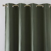 Verduisteringsgordijn in gewassen linnen met oogjes Onega