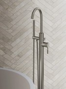 Saniclear Exclusive Curved vrijstaande badkraan RVS
