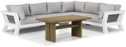 Dining Loungeset 6 personen Aluminium Wit Santika Furniture Santika Yovita