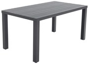 Lena tuintafel antraciet - 160x90 cm.