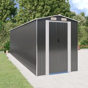 vidaXL Tuinschuur 192x689x223 cm gegalvaniseerd staal antracietkleurig