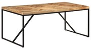 vidaXL Eettafel 180x90x76 cm massief acaciahout en mangohout