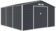 Metalen tuinhuisje Lahti 3.4 x 3.9 m Store Boss antraciet